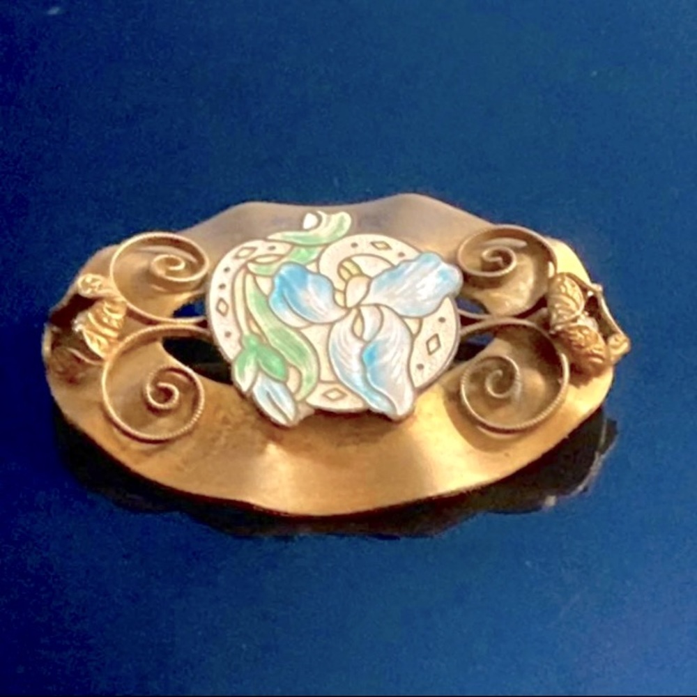 Antique Art Nouveau Sash Pin